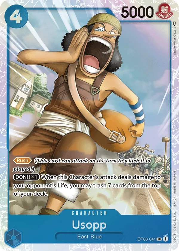 Pillars of Strength 英語版 Usopp OP03-041 カード表面