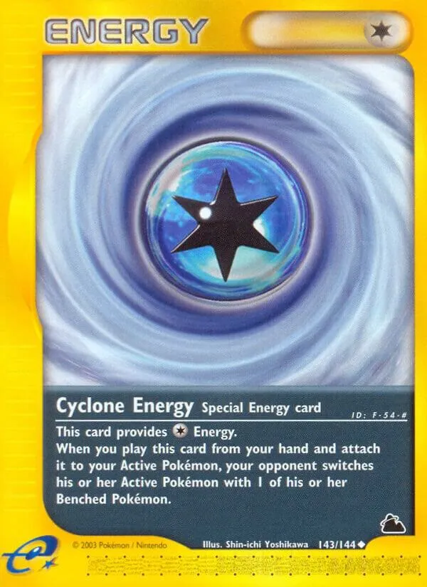 Skyridge 영어판 Cyclone Energy 143 카드 앞면