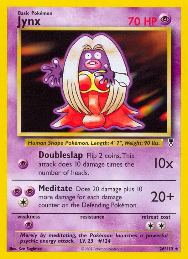 Legendary Collection 영어판 Jynx 26 카드 앞면