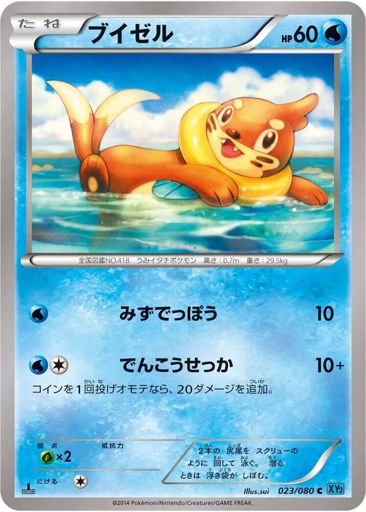 Front of Buizel 23, ワイルドブレイズ Japanese