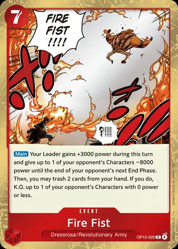 Fire Fist OP15-020 ₩322
