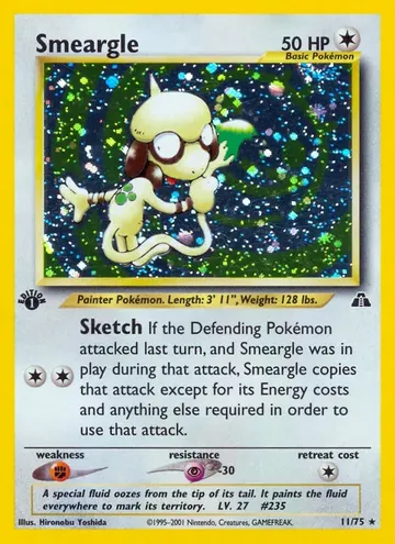 Smeargle 11 $61.49