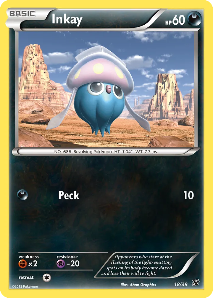 Kalos Starter Set 영어판 Inkay 18 카드 앞면