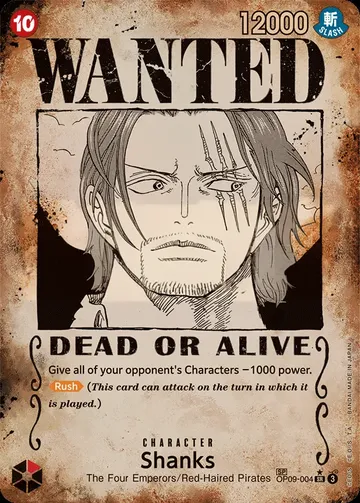Shanks OP09-004 · Parallel 3 $2,671.93