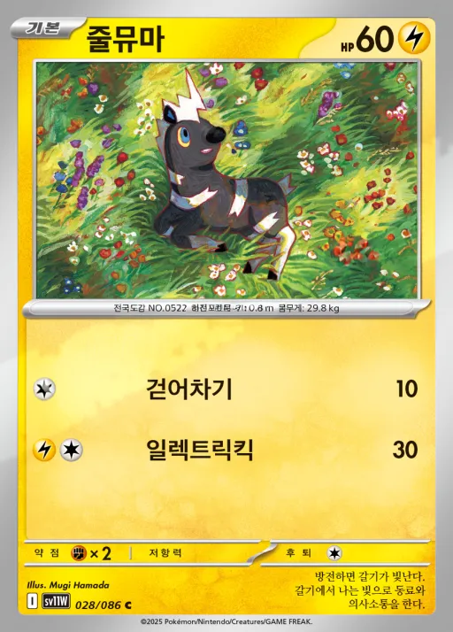 Front of 줄뮤마 28, 화이트플레어 Korean