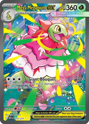 Mega Meganium ex 272 $56.84