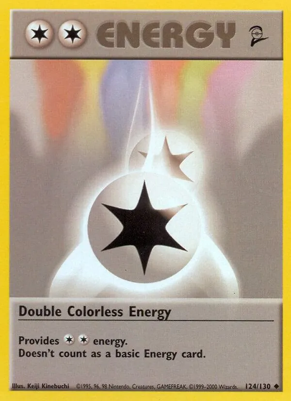 Base Set 2 영어판 Double Colorless Energy 124 카드 앞면