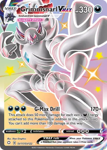 Grimmsnarl VMAX SV117 $4.25