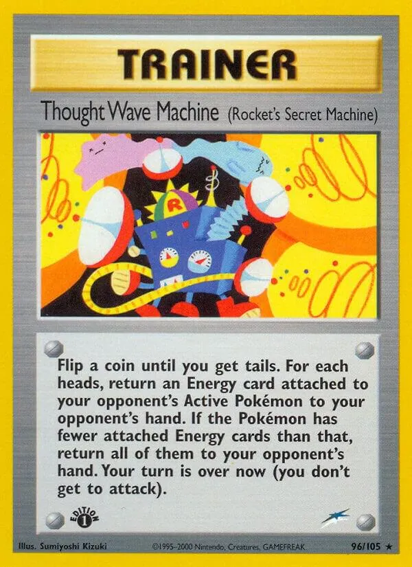 Neo Destiny 영어판 Thought Wave Machine (Rocket's Secret Machine) 96 카드 앞면