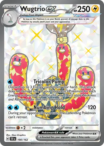 Wugtrio ex 190 $1.48