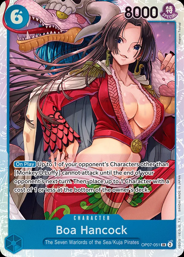 500 Years in the Future 英語版 Boa Hancock OP07-051 カード表面