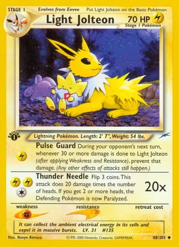 Light Jolteon 48 $84.79