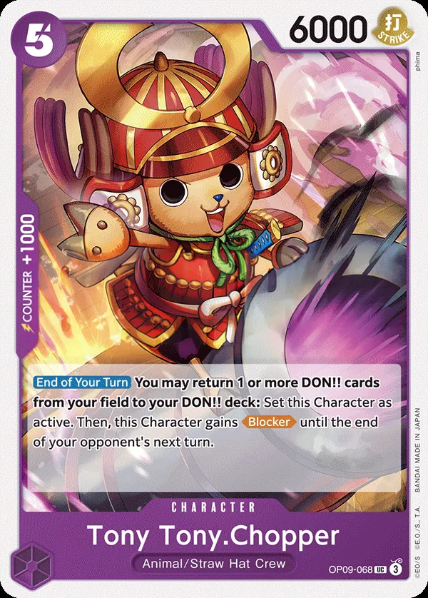 Front of Tony Tony.Chopper OP09-068, Emperors in the New World English