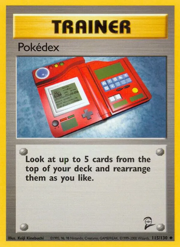 Base Set 2 영어판 Pokédex 115 카드 앞면