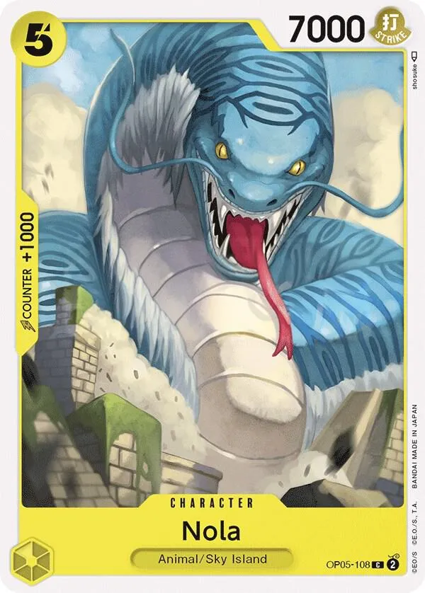 Front of Nola OP05-108, Awakening of the New Era English