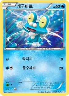XY 프로모 카드 韓国語版 개구마르 9 カード表面