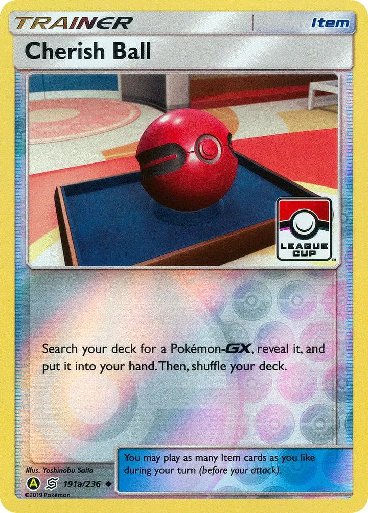 Front of Cherish Ball 191a, Sun & Moon—Unified Minds English