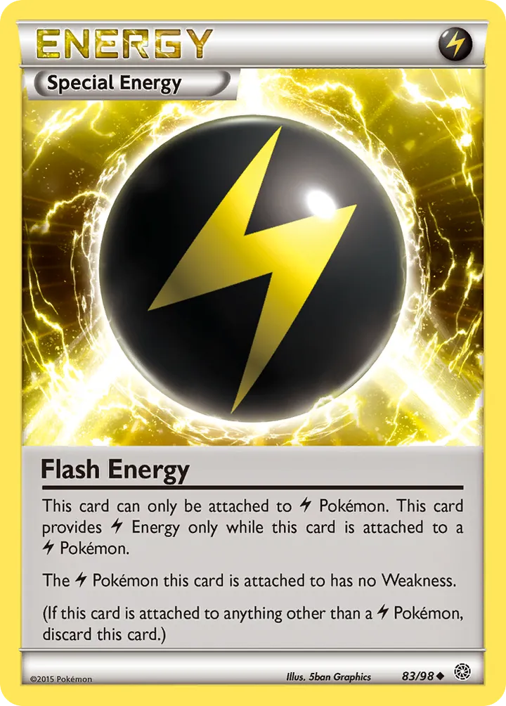 XY—Ancient Origins 英語版 Flash Energy 83 カード表面