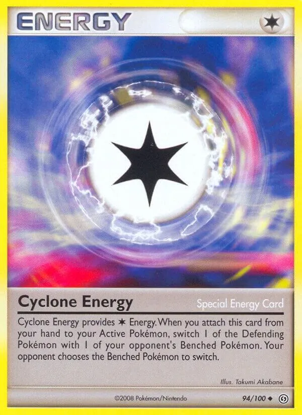 Diamond & Pearl—Stormfront 영어판 Cyclone Energy 94 카드 앞면
