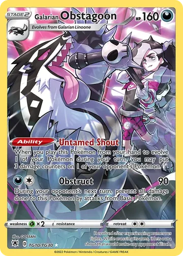Galarian Obstagoon TG10 $2.14