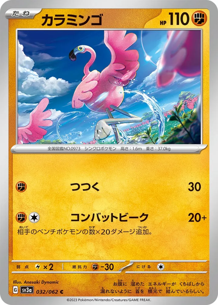 Front of Flamigo 32, レイジングサーフ Japanese