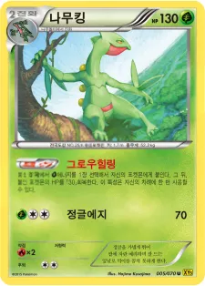 가이아 볼케이노 韓国語版 나무킹 5 カード表面