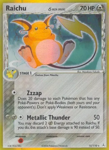 Raichu δ 15 $142.20