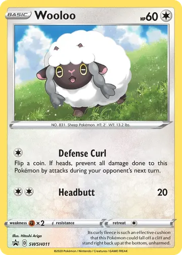 Wooloo SWSH011 $2.30