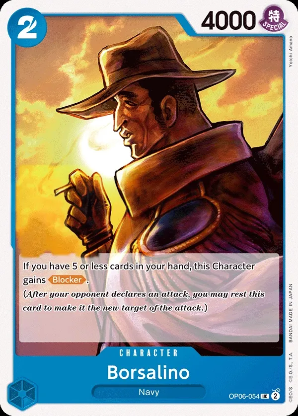 Wings of the Captain 英語版 Borsalino OP06-054 カード表面