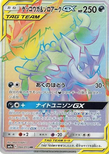 Greninja & Zoroark GX 66 $63.30