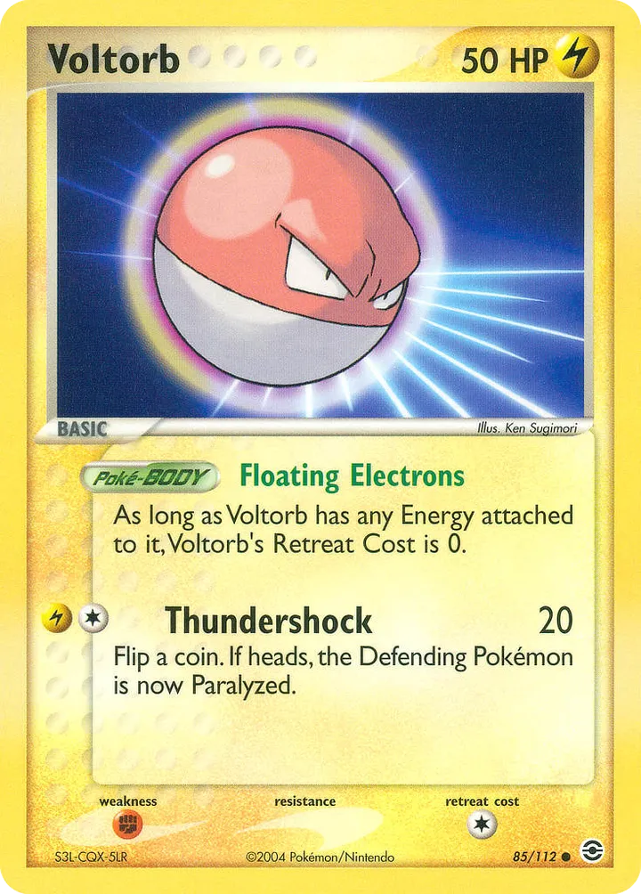 EX FireRed & LeafGreen 英語版 Voltorb 85 カード表面