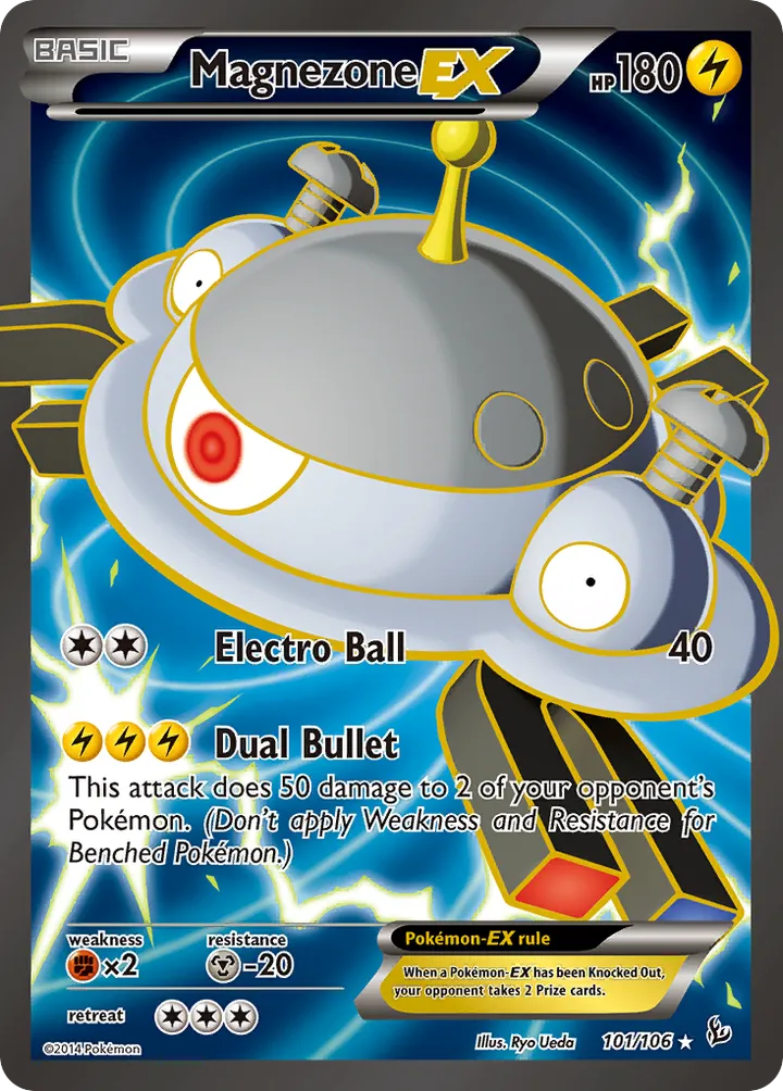 Front of Magnezone-EX 101, XY—Flashfire English