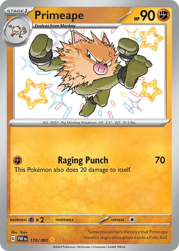 Primeape 170 $4.76