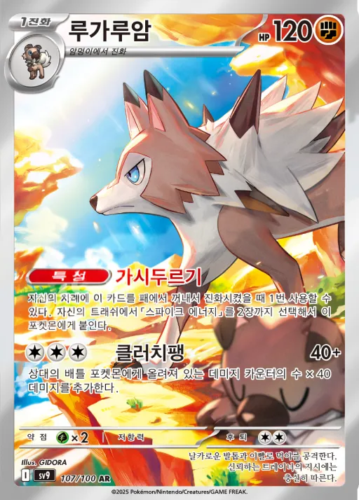 Front of 루가루암 107, 배틀파트너즈 Korean