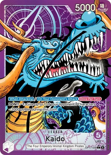 Kaido OP17-058 · Parallel $21.46