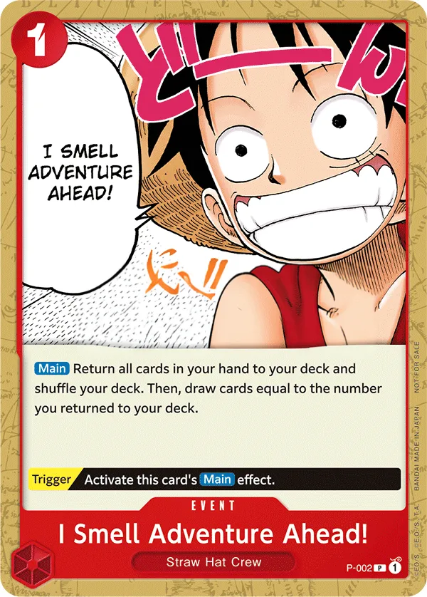 Promotion Cards 英語版 I Smell Adventure!!! P-002 カード表面
