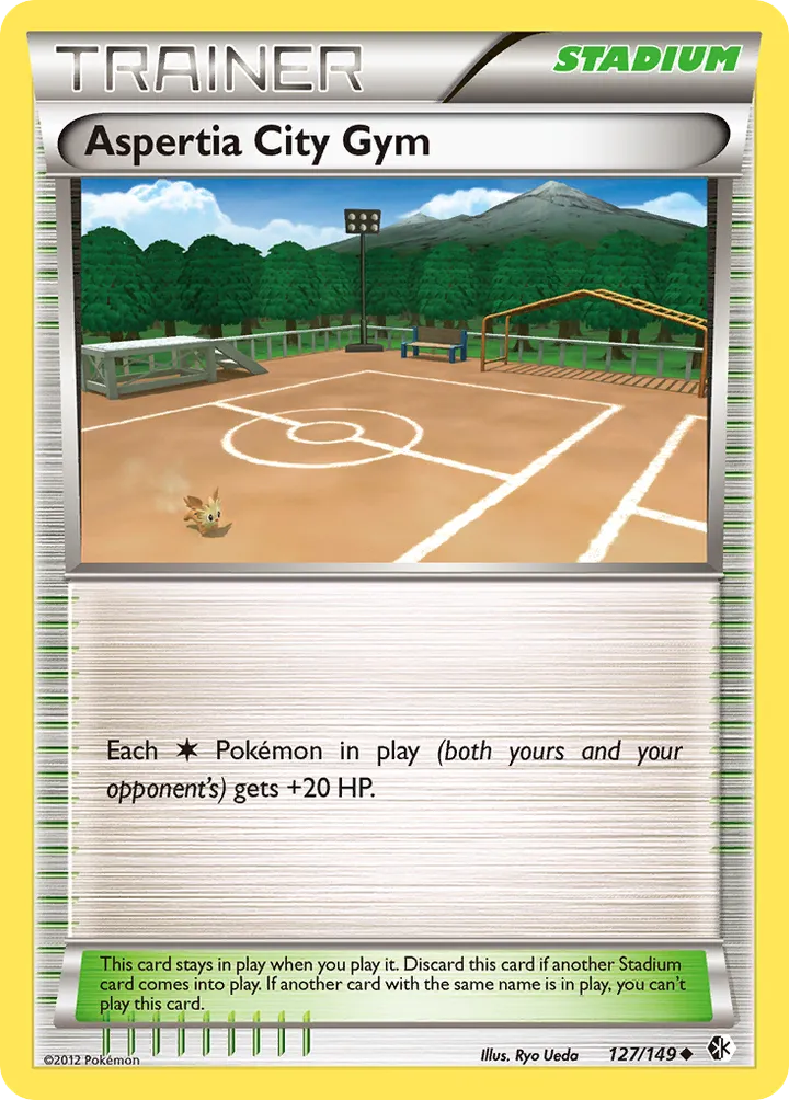 Black & White—Boundaries Crossed 英語版 Aspertia City Gym 127 カード表面