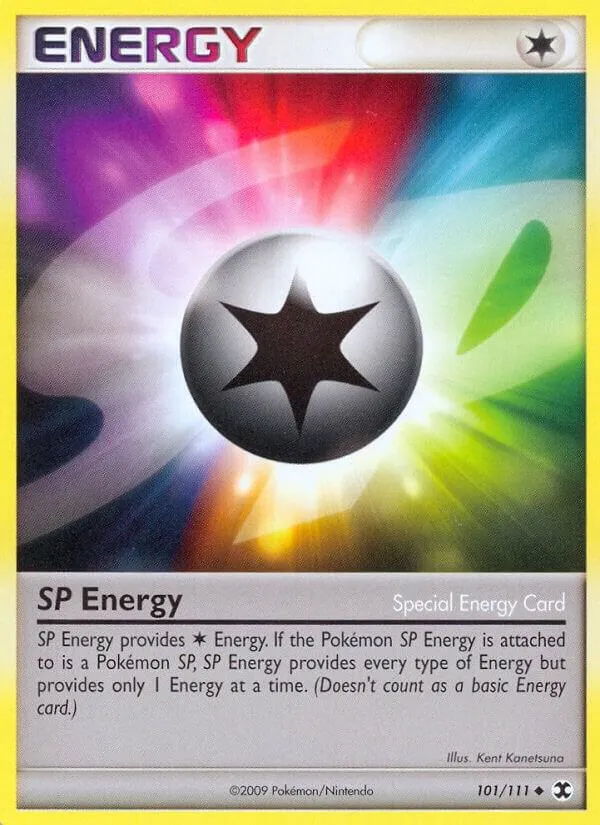 Platinum—Rising Rivals 英語版 SP Energy 101 カード表面