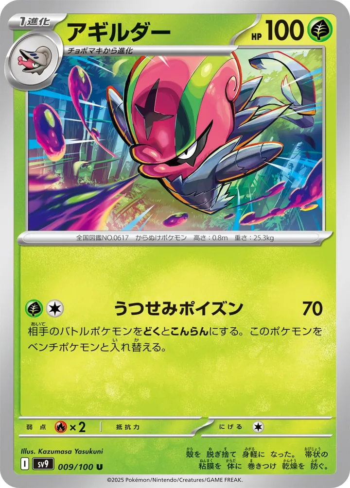 Front of Accelgor 9, バトルパートナーズ Japanese
