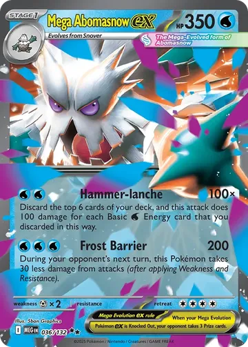 Mega Abomasnow ex 36 ¥82