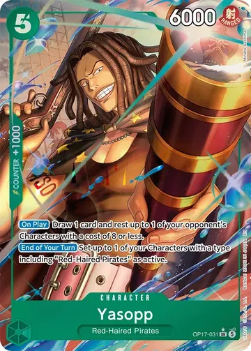 Yasopp OP17-031 · Parallel $8.14