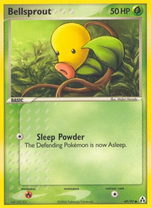 EX Legend Maker 英語版 Bellsprout 49 カード表面