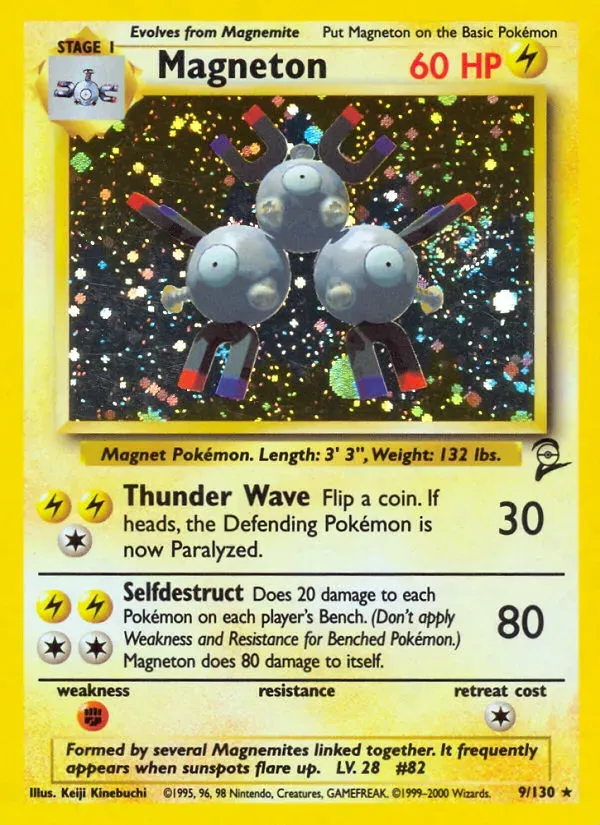 Base Set 2 英語版 Magneton 9 カード表面
