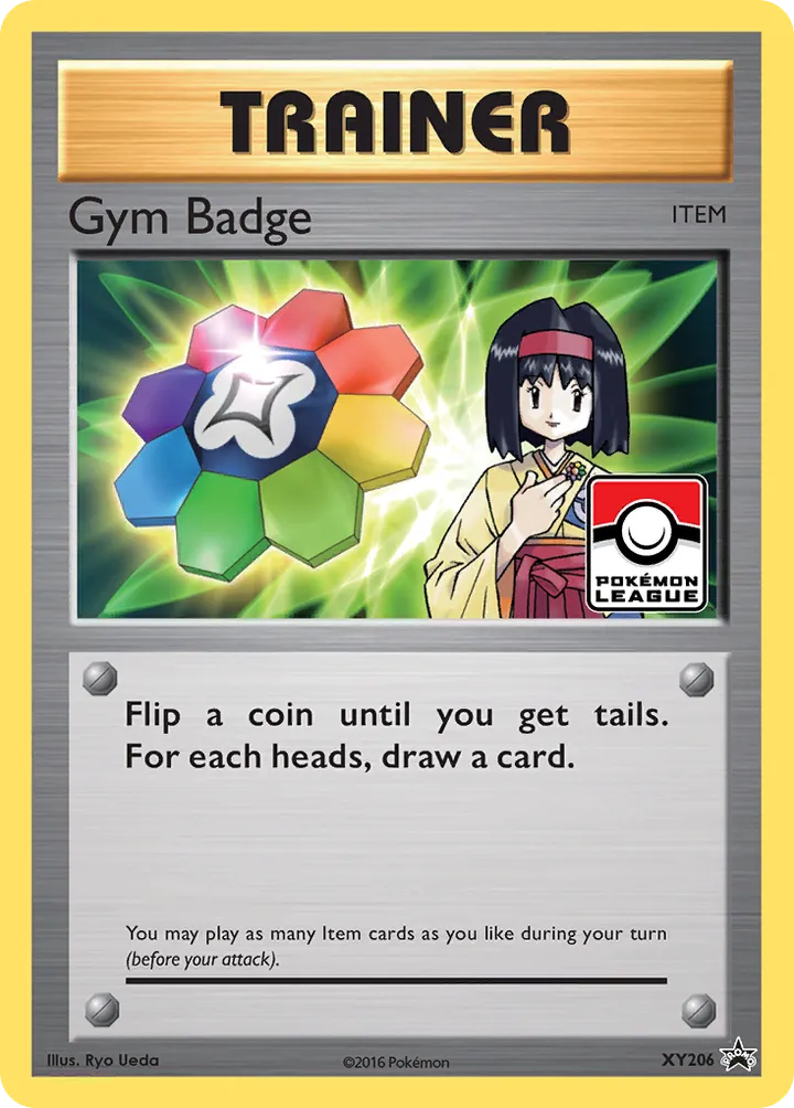 XY Black Star Promos 英語版 Gym Badge XY206 カード表面