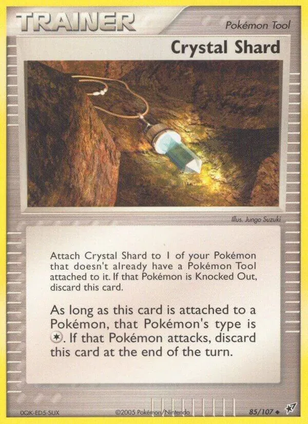 EX Deoxys 영어판 Crystal Shard 85 카드 앞면