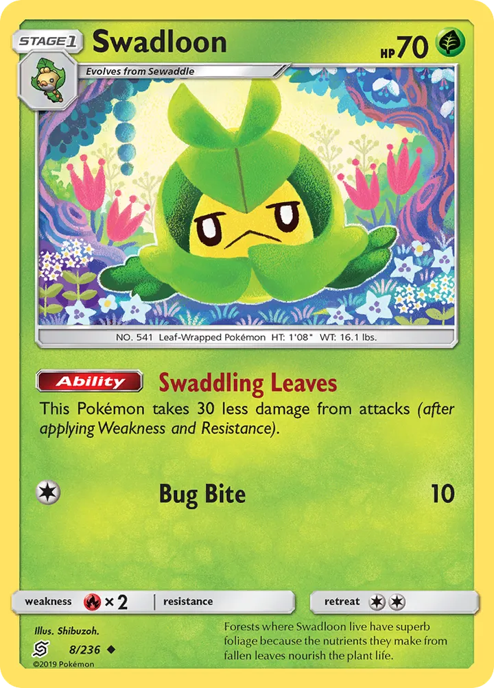 Front of Swadloon 8, Sun & Moon—Unified Minds English