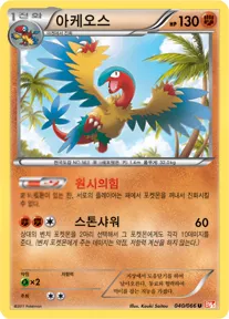 Front of 아케오스 40, 레드 컬렉션 Korean