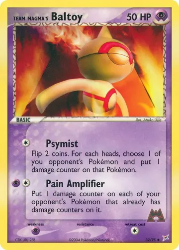 Team Magma's Baltoy 32 ¥232