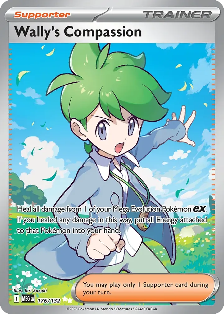 Mega Evolution 英語版 Wally's Compassion 176 カード表面