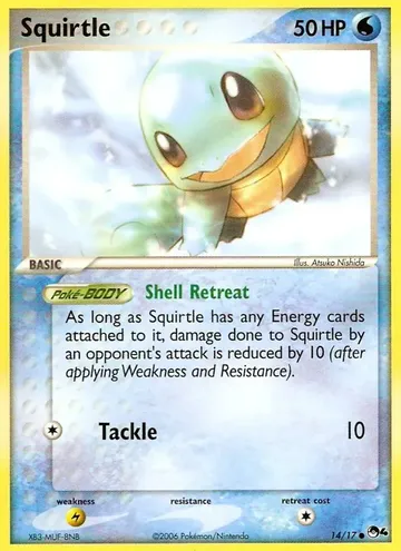 Squirtle 14 $69.50